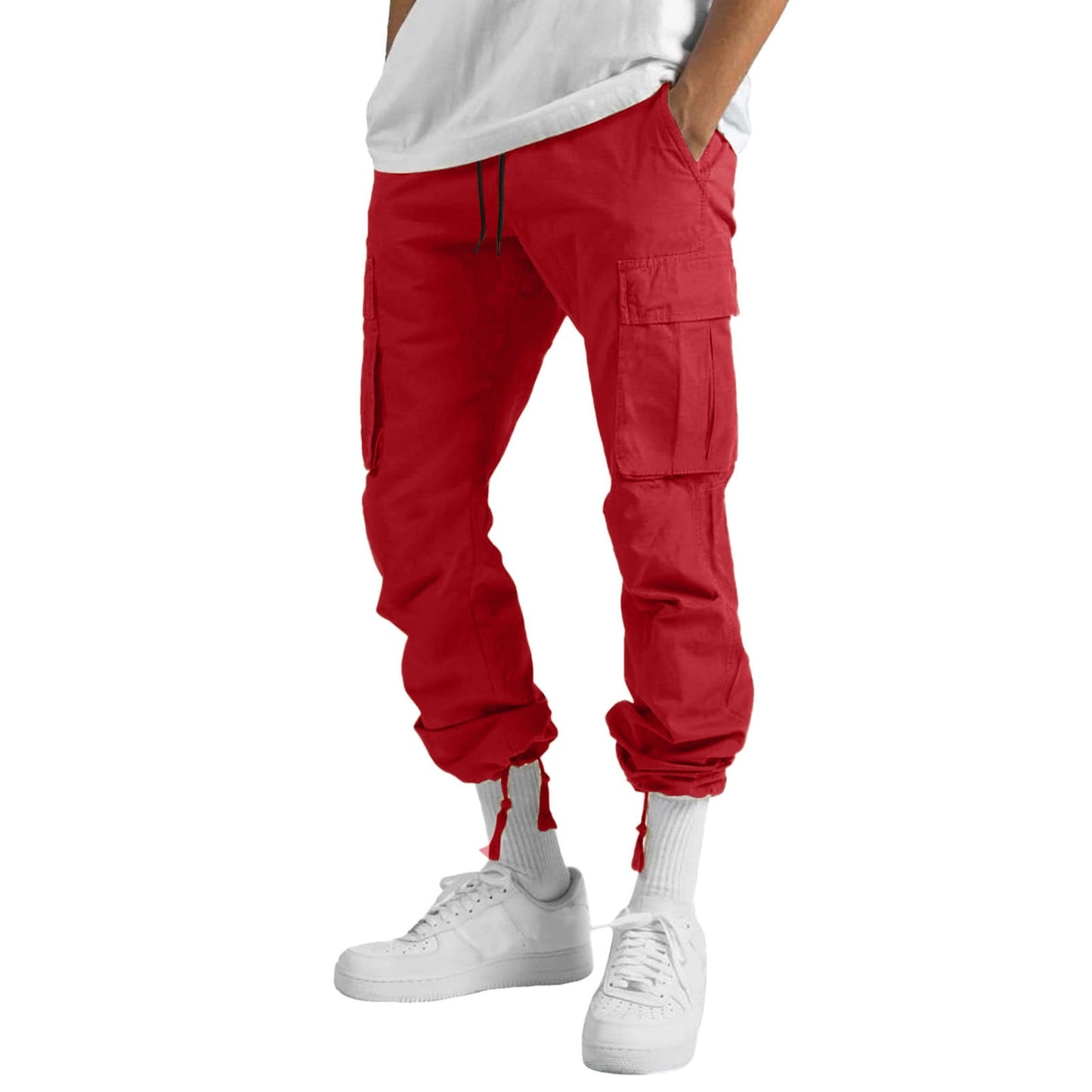 Herren Cargo-Hose Bequem Vieltaschig Outdoor