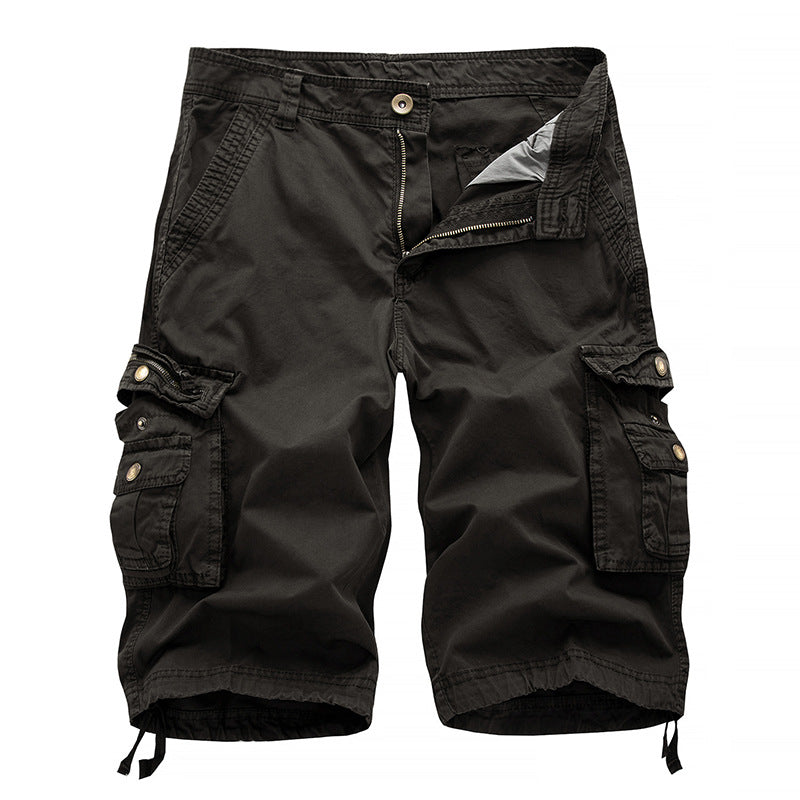 Herren Cargoshorts Elastisch Mit Vielen Taschen