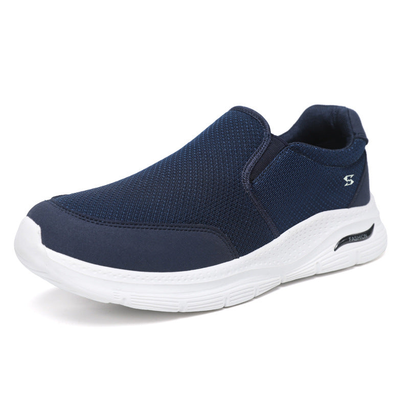 Damen Sneaker Bequem Atmungsaktiv Weiße Sportschuhe