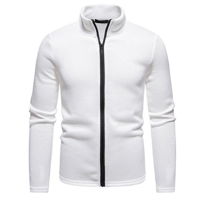 Herren Outdoorjacke Wasserfest mit hohem Kragen