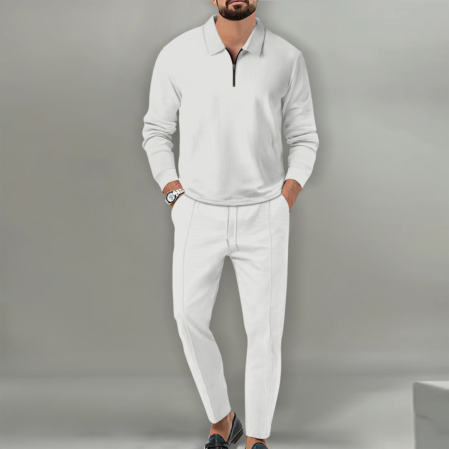 Herren Sportbekleidung Freizeit-OutfitMit Elastischem Bund
