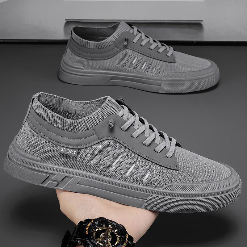Damen Sneaker Sportlich Modisch Weiße Einsätze