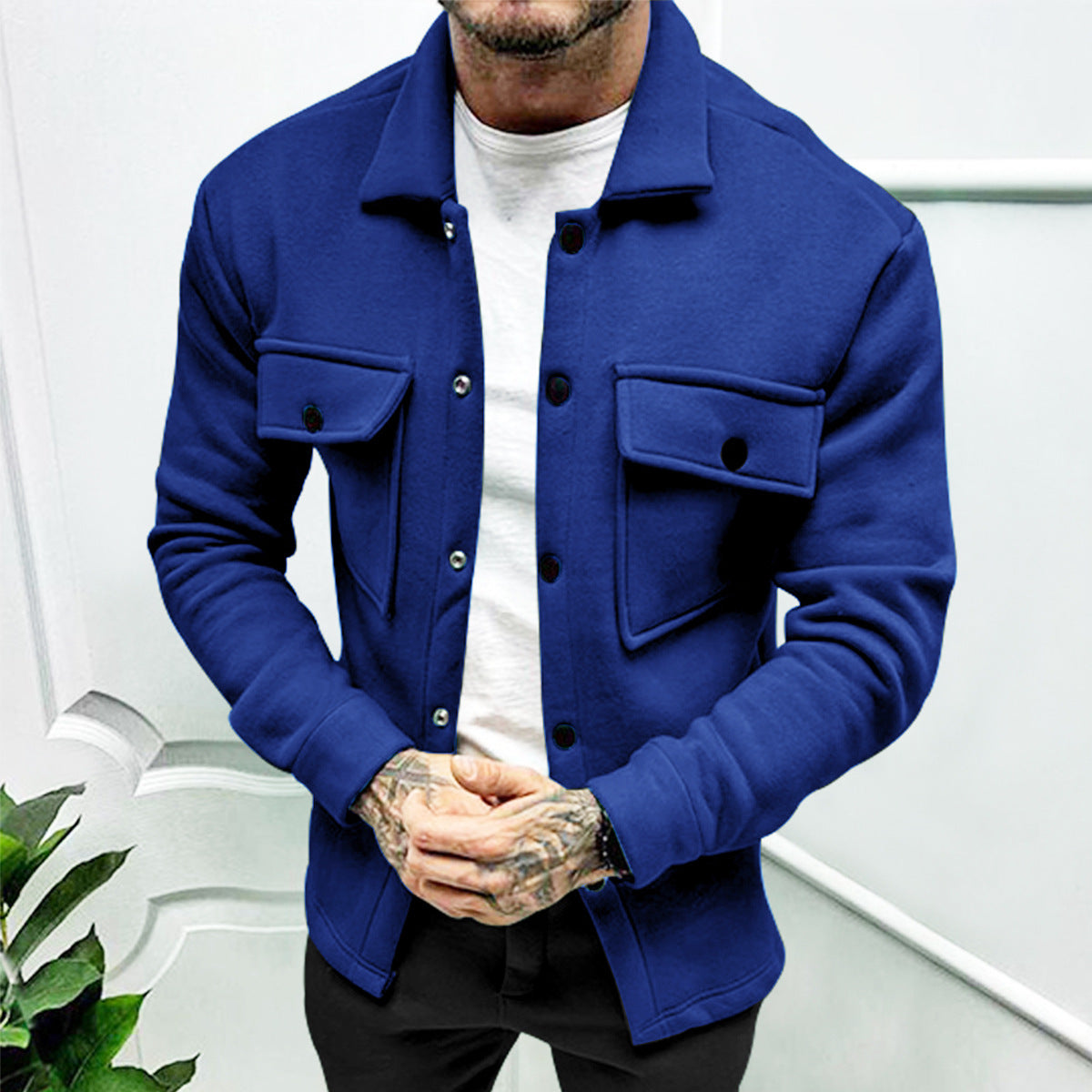 Herren Freizeitjacke Modisch Stylish Casual
