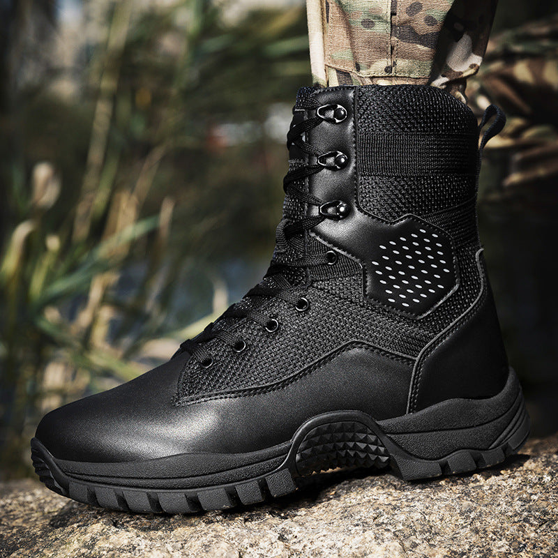 Herren Stiefel Taktisch Multifunktions Outdoor Schwarz