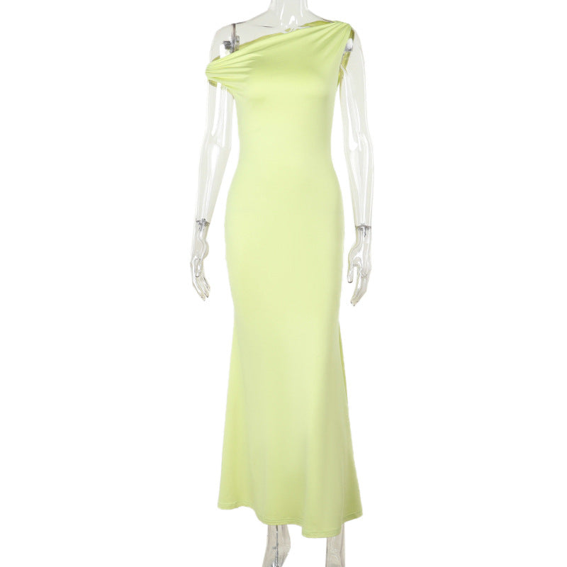 Damenkleid Schulterfrei Figurbetonter Schnitt Elegant
