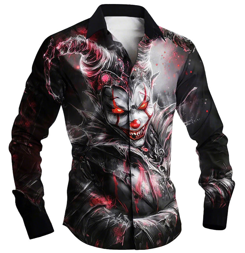 Herren Hemd mit coolem Comic Design Berlin Style