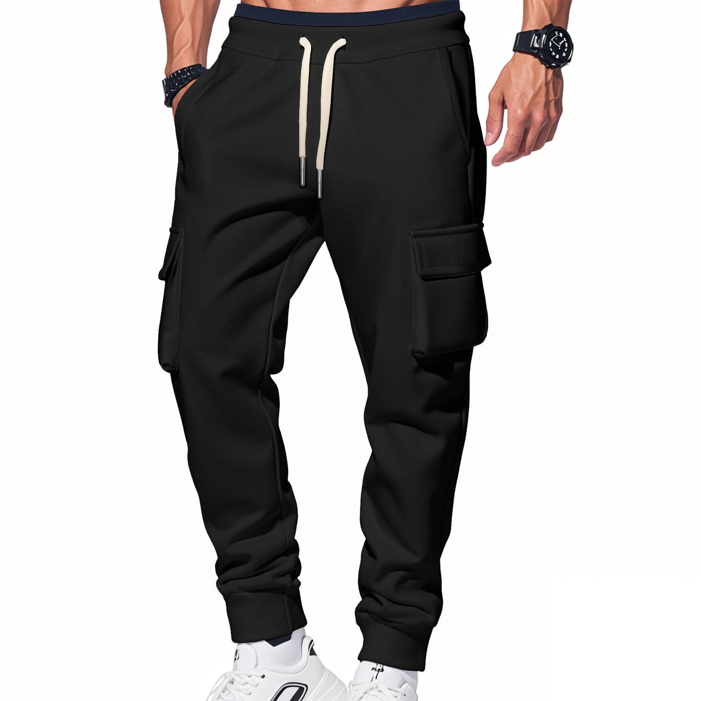 Herren Cargo-Hosen Sportlich Bequem