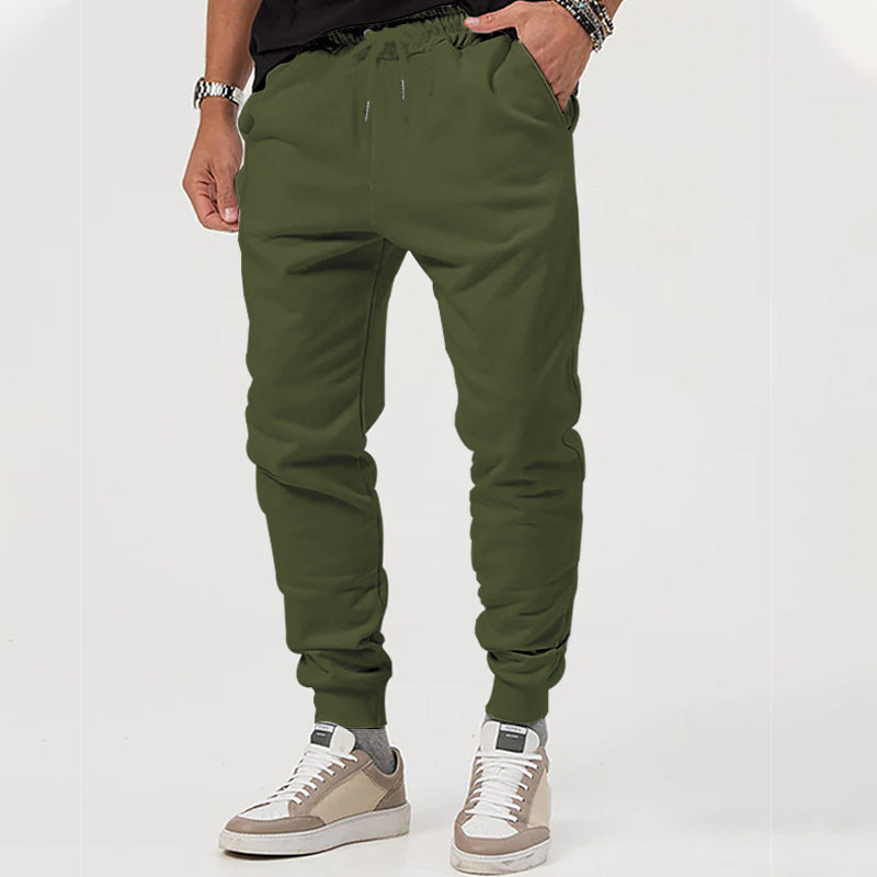 Herren Jogginghose Bequem Elastisch Reißverschluss Taschen