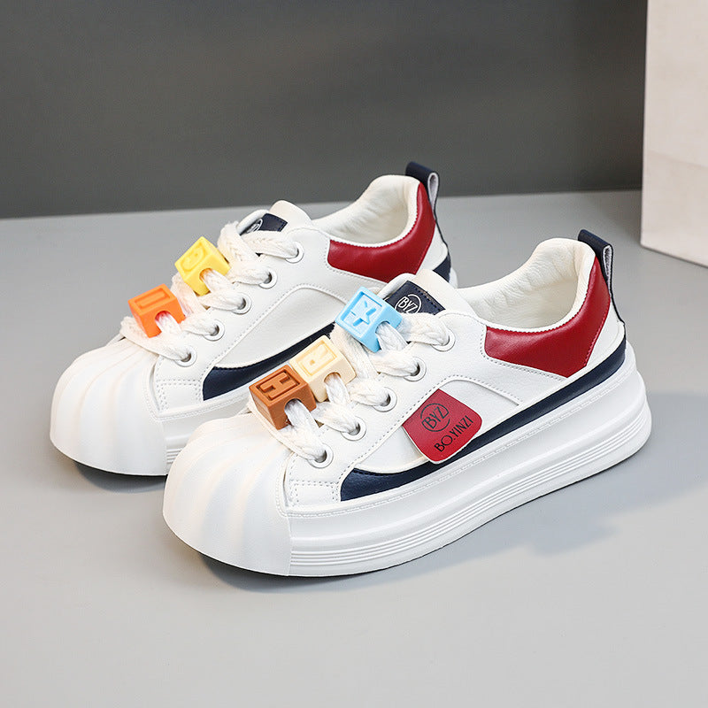 Damen Sneaker Bequem Komfort Laufsohle Schnürsenkel Modern