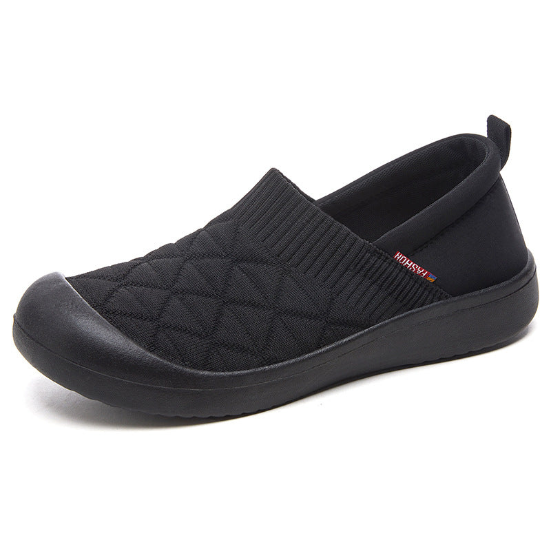 Damen Slip-On Schuhe Bequem Elastisch Comfort Schuhe