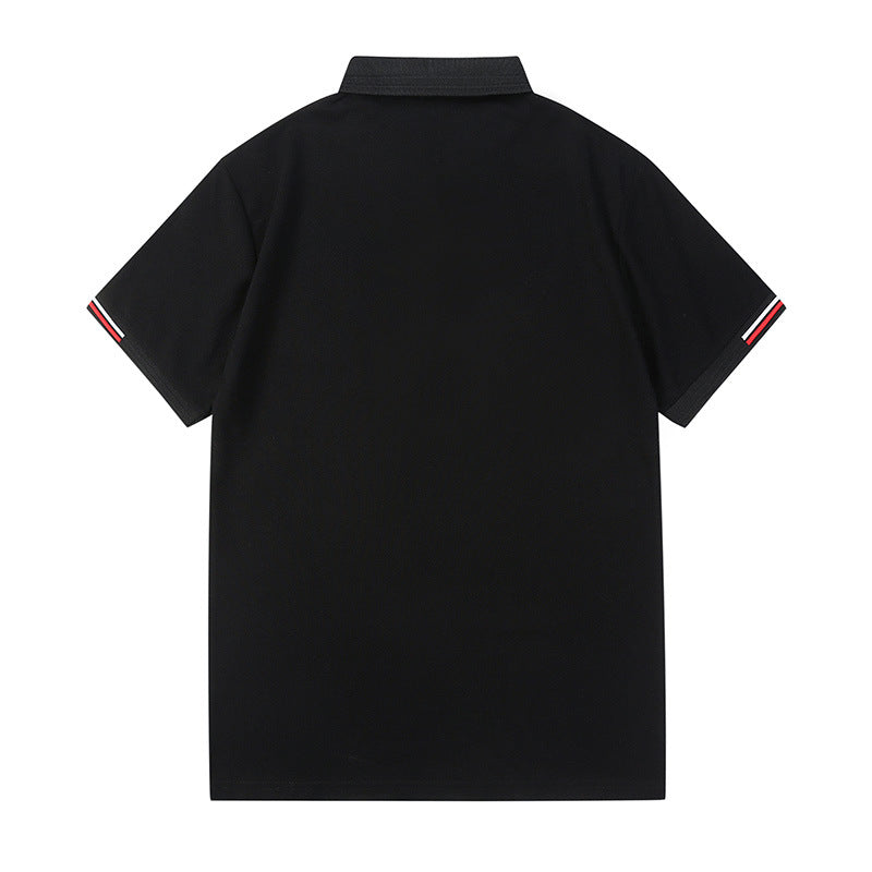 Herren Polo-Shirt Kontrastkragen Modern Sportlich