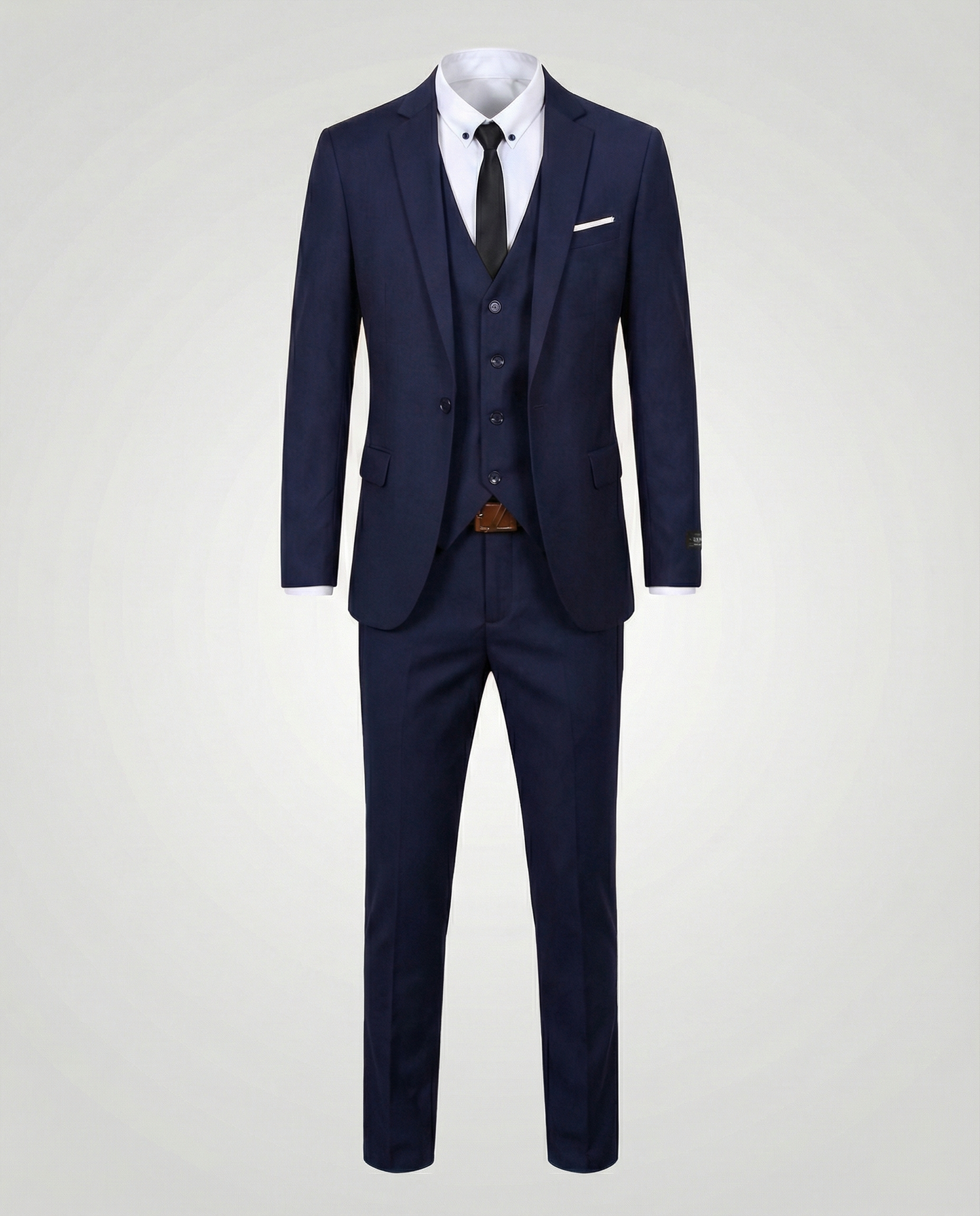 Maßgeschneiderter 3-teiliger Herren Anzug Elegant