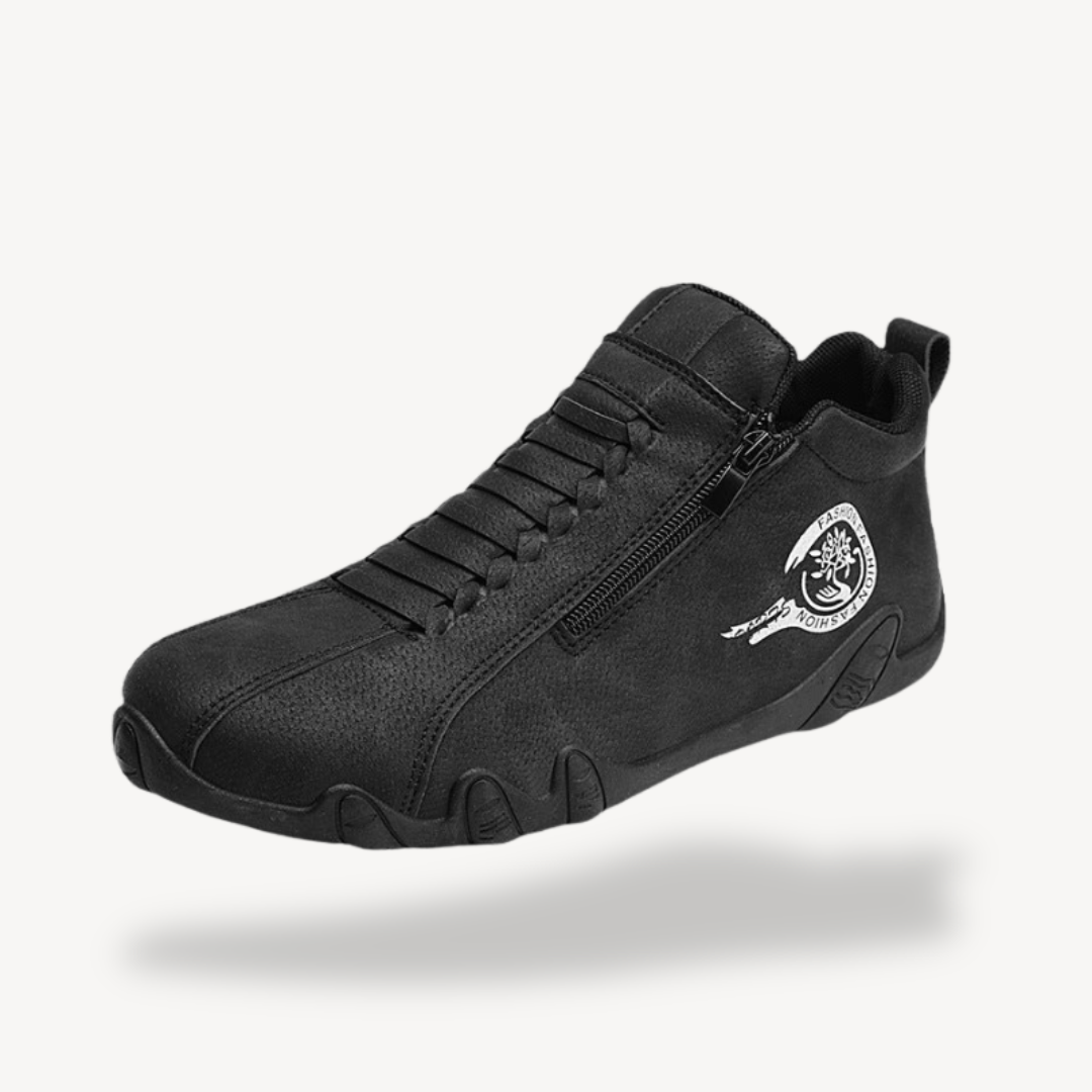 Orthopädische Herren Freizeit-Winterschuhe aus Leder | Loravelle 3