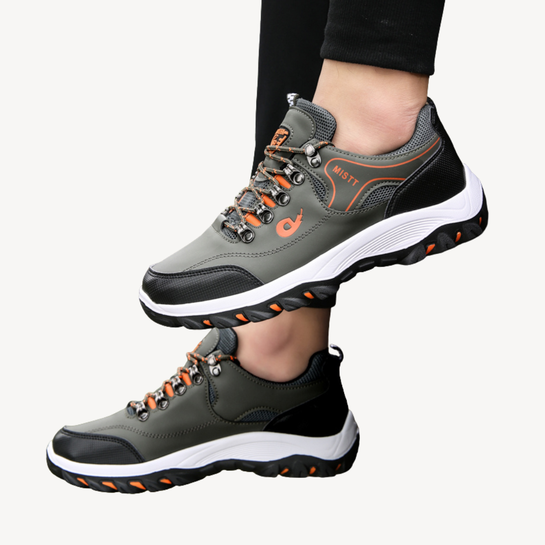 Orthopädische Wanderschuhe für Herren aus Leder | Loravelle 4