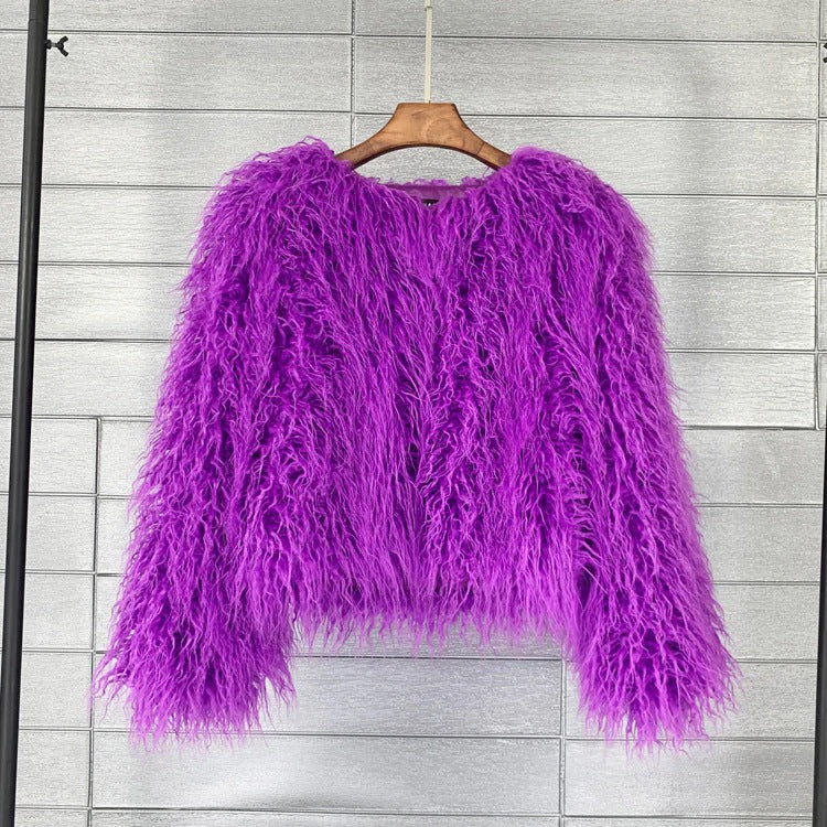 Damen Winterjacke Flauschig Warm Einzigartig