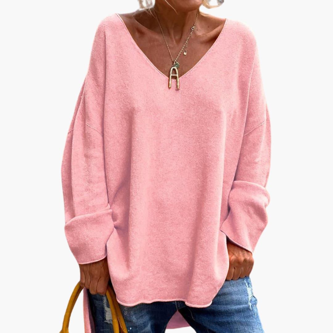 Oversized Langarm Shirt für Damen 4