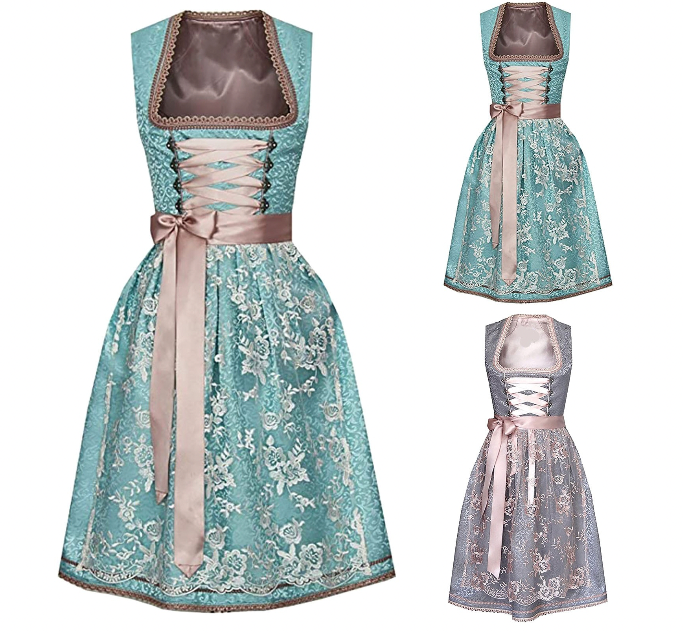 Tracht Damen mit Schürze und Bluze