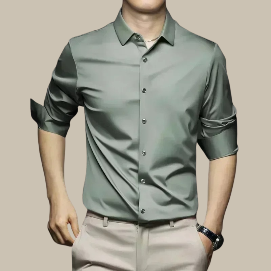 Elegantes Seidenhemd Herren Luxus Qualität