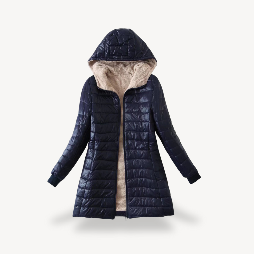Puffermantel mit Sherpa-Futter für Damen | Loravelle 4