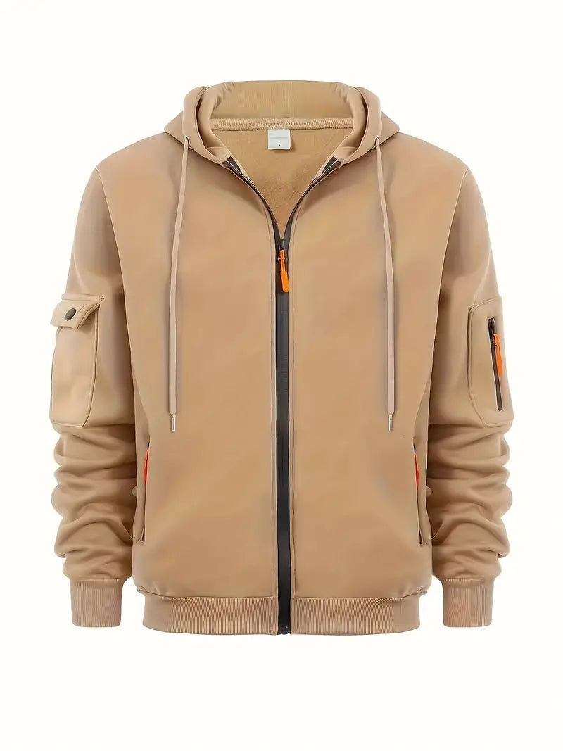 Stylischer Berlin Hoodie Glamour Grau