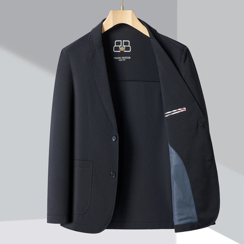 Herrenblazer Slim Fit Modern Schwarz
