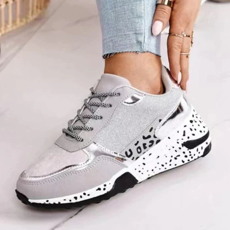 Damen Sneaker Bequem Stylisch Sportlich