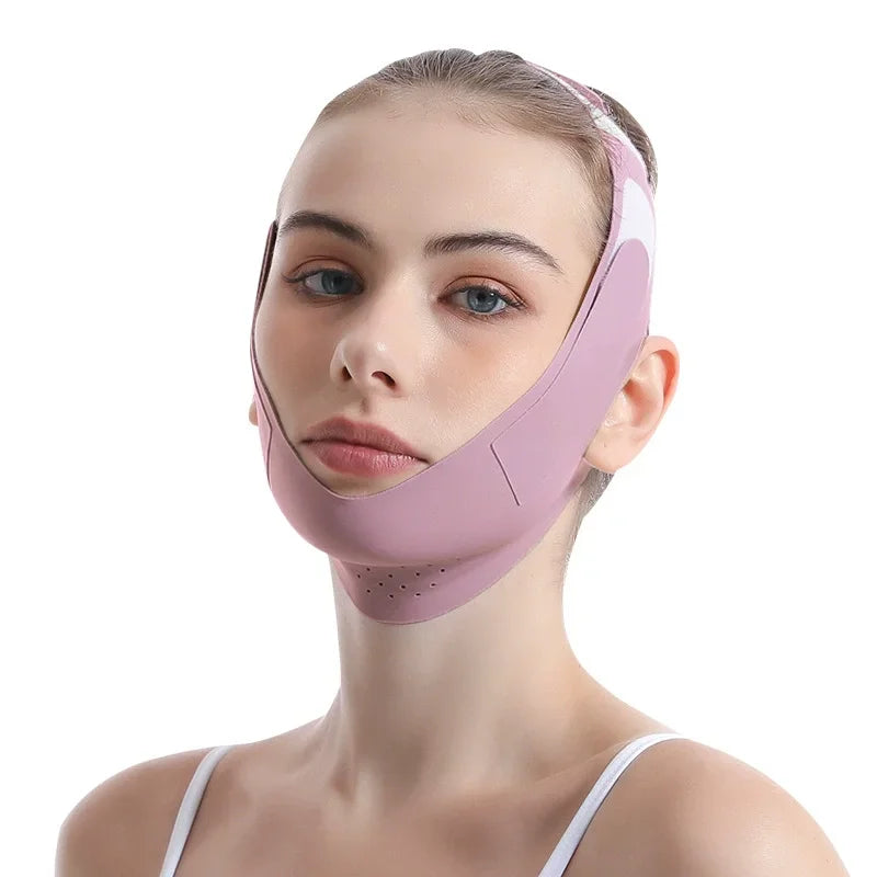 Gesichtsmaske V-Lifting 360° Gesichtsstraffung Atmungsaktiv