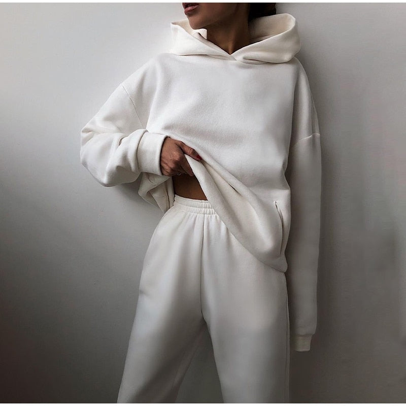 Sportliches Jogging Set Damen Baumwolle