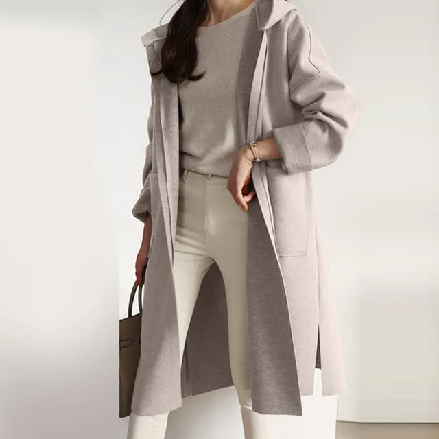 Elegante Tauchjacke Damen Kapuze Wasserabweisend