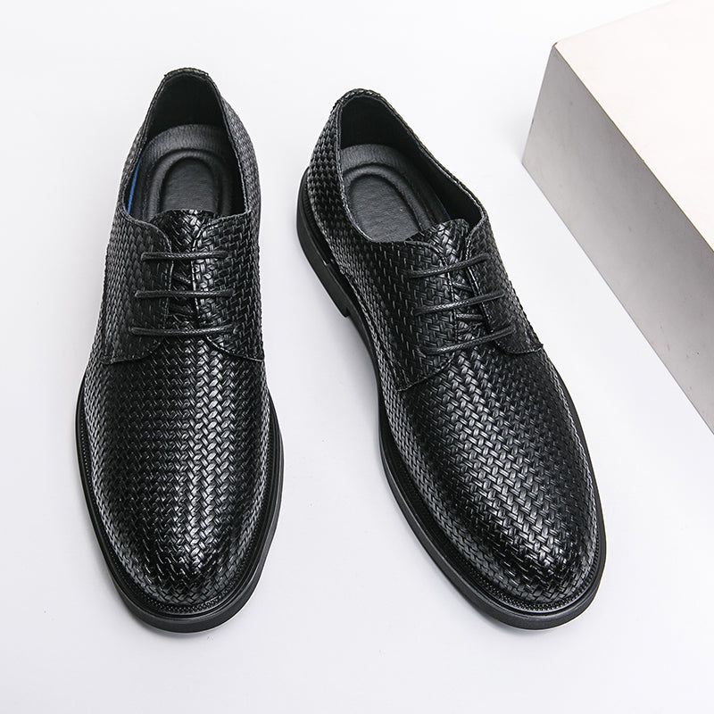 Herren Lederschuhe Oxfords Schwarz Elegannt