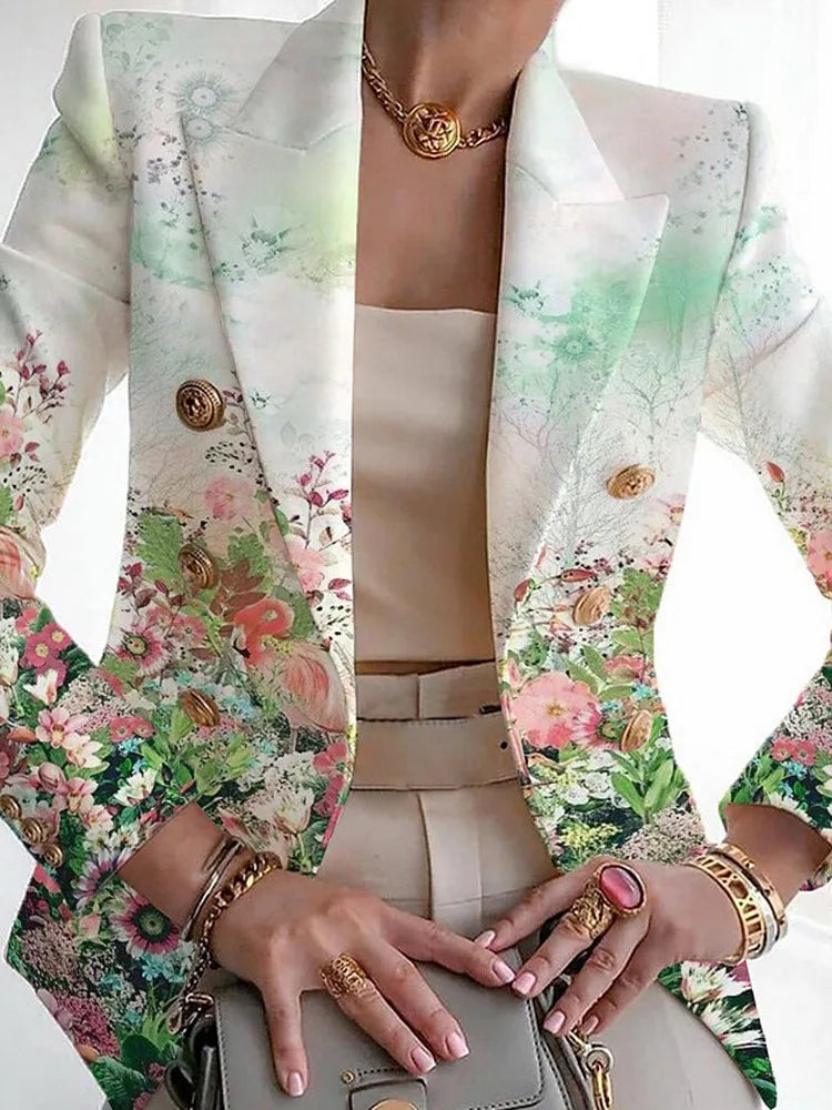Eleganter Damen Blazer Stretch Modern
