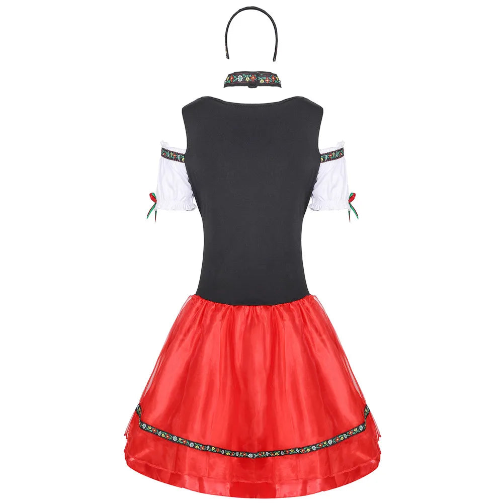Traditionelles Dirndl Kostüm Oktoberfest Outfit