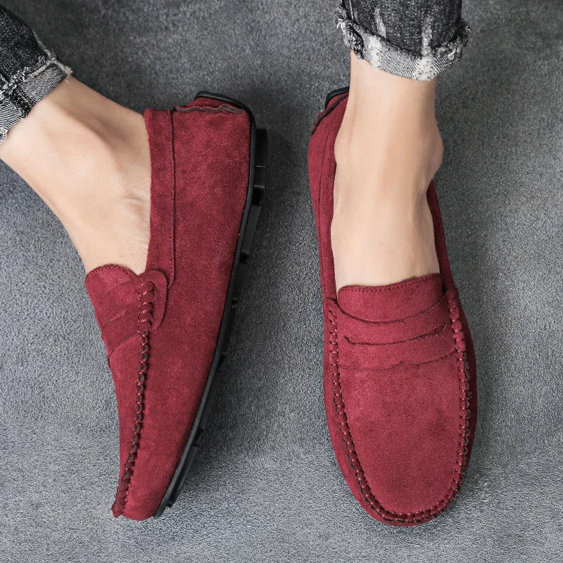 MeisterKlassik Herren Luxus Wildleder Slipper