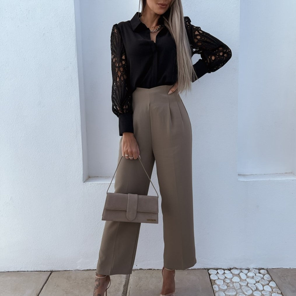 Damenbluse Freizeit Elegante Sommerbluse