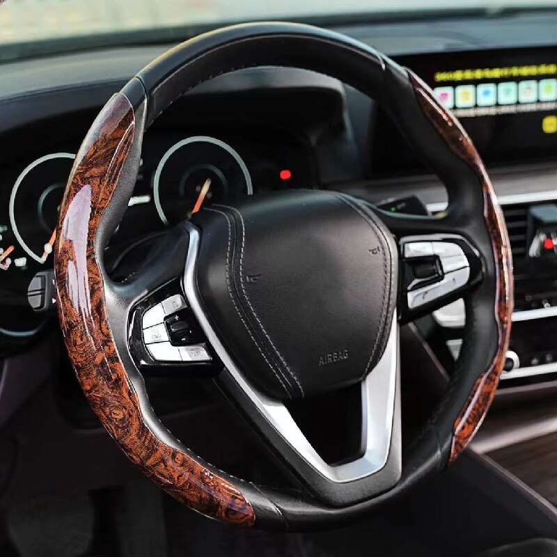 Rutschfeste Auto Radabdeckung Holz Optik