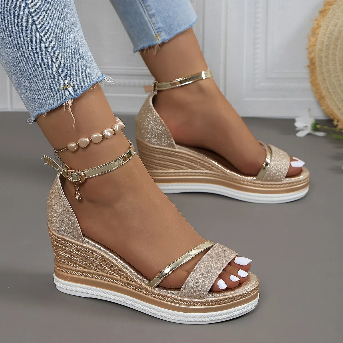 Damen Sandalen Orthopädisch Sommer Bequem