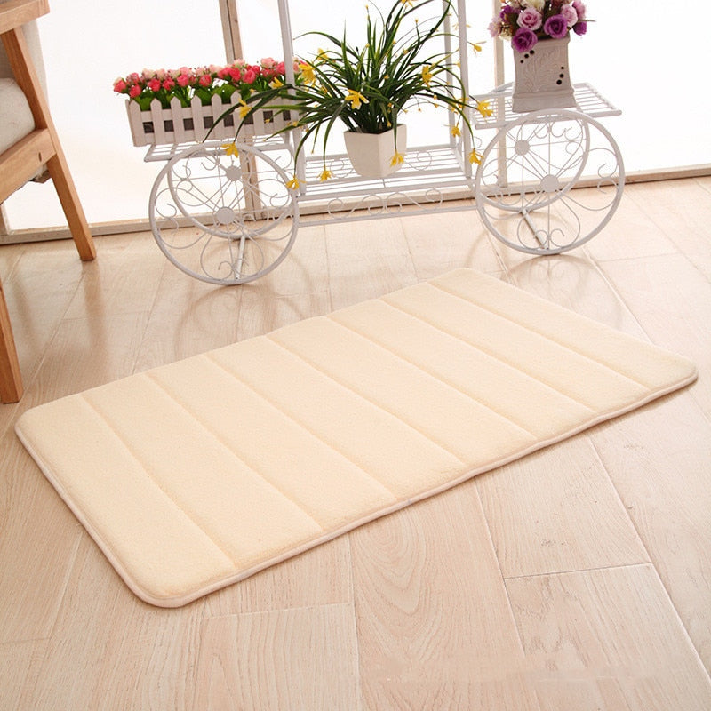 Badezimmermatte Mit Memory Foam Wasserabsorbierend Bequem