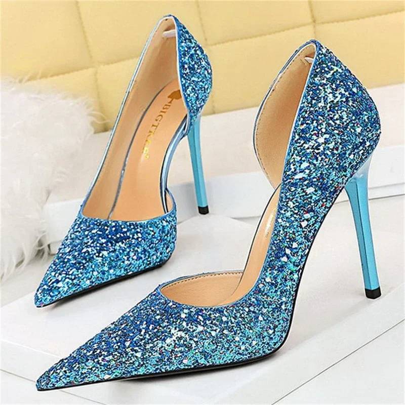 Stiletto Schuhe Hochzeit Hochhackig Glamour Damen