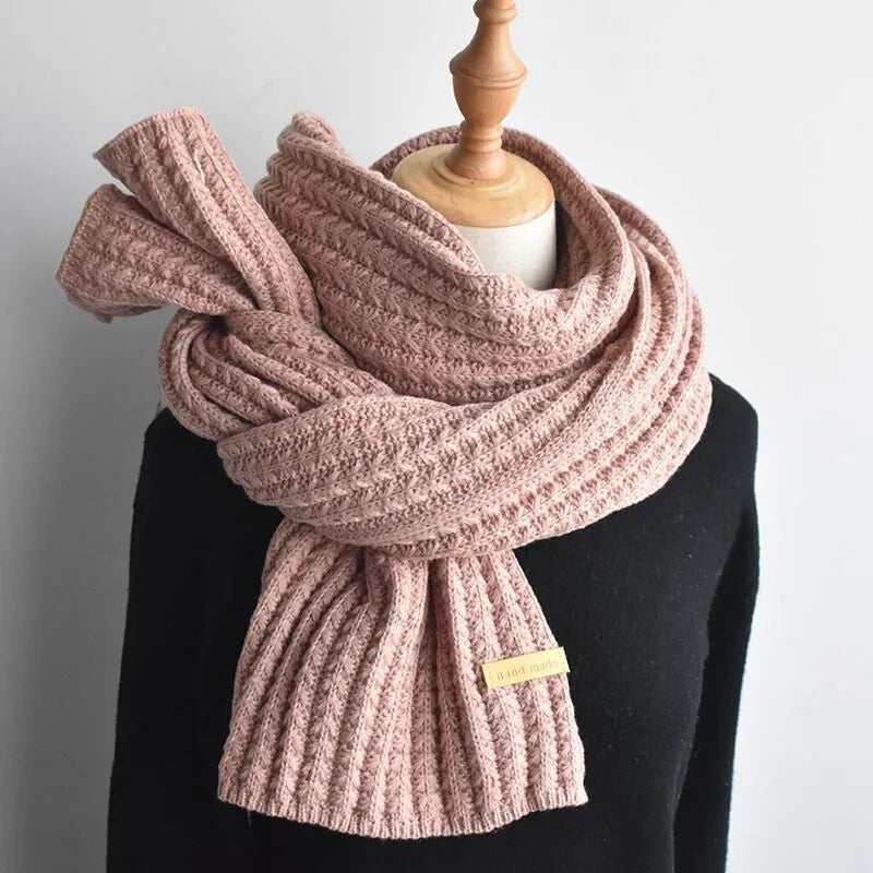 Weicher Strickwollschal Gemütlich Warm