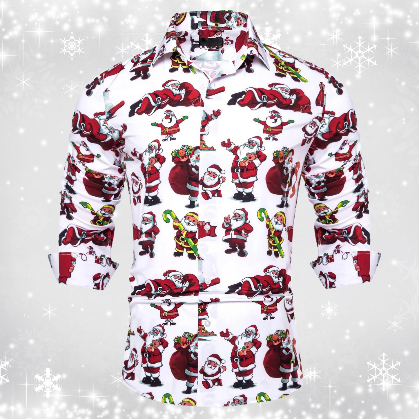 BerlinGlamour Weihnachts-Shirt mit Grafikdruck
