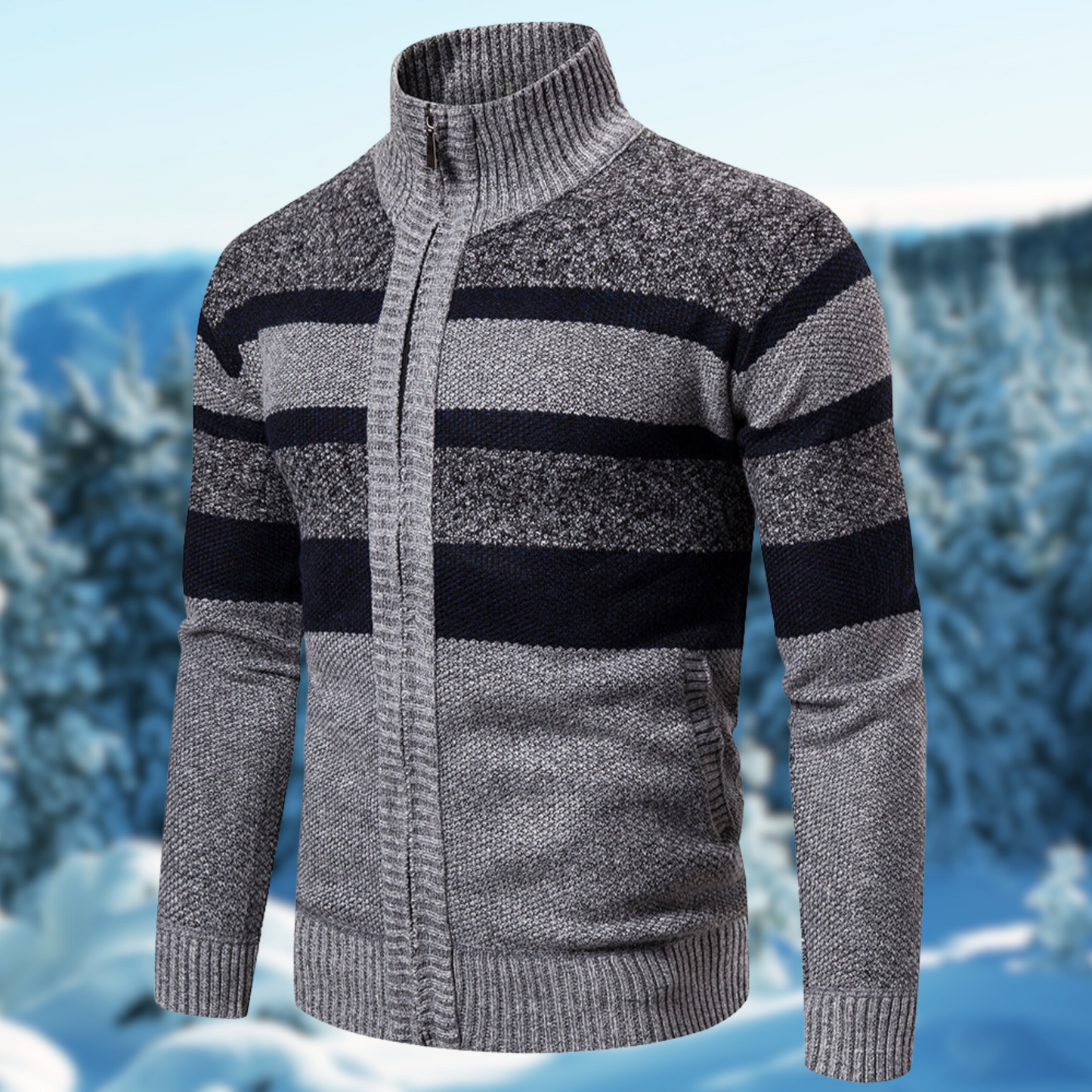 Herrenpullover Alaric mit Streifen