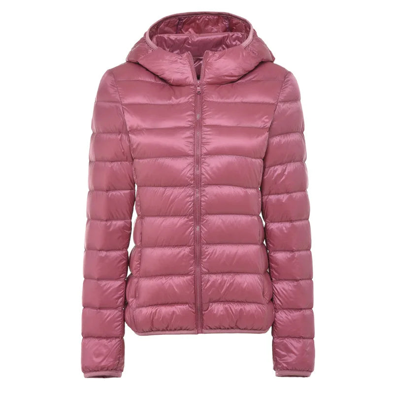 Leichte Steppjacke mit Kapuze für Damen und Herren