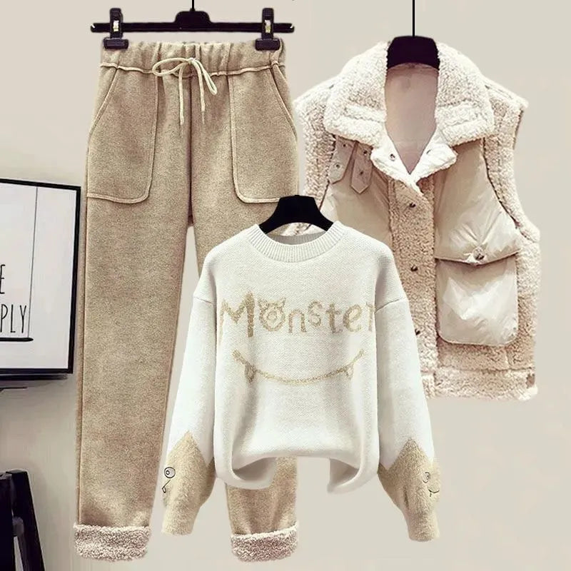 Winteranzug Damen Dreiteiler Modern