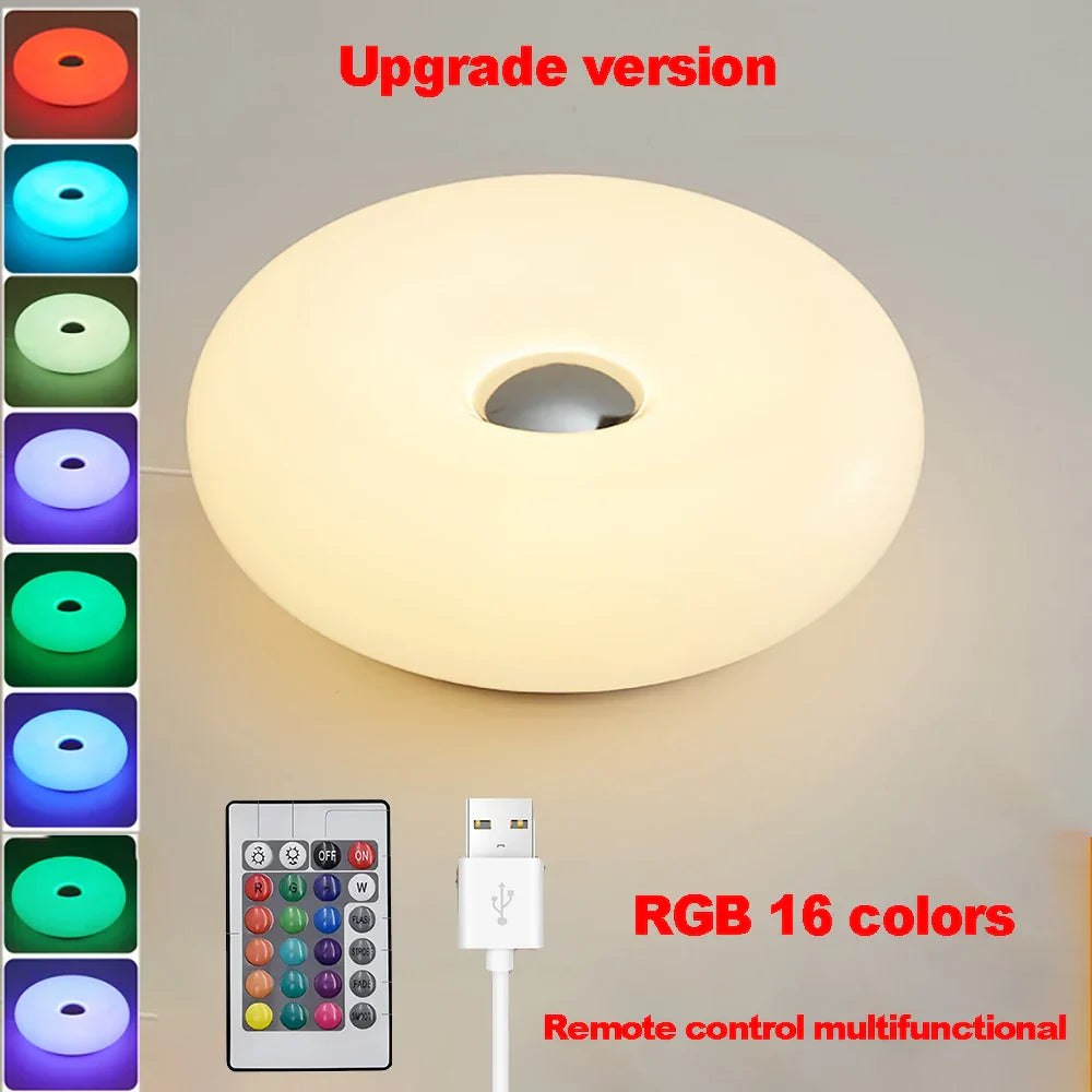 Tischlampe Modern LED Touch mit USB und Fernbedienung