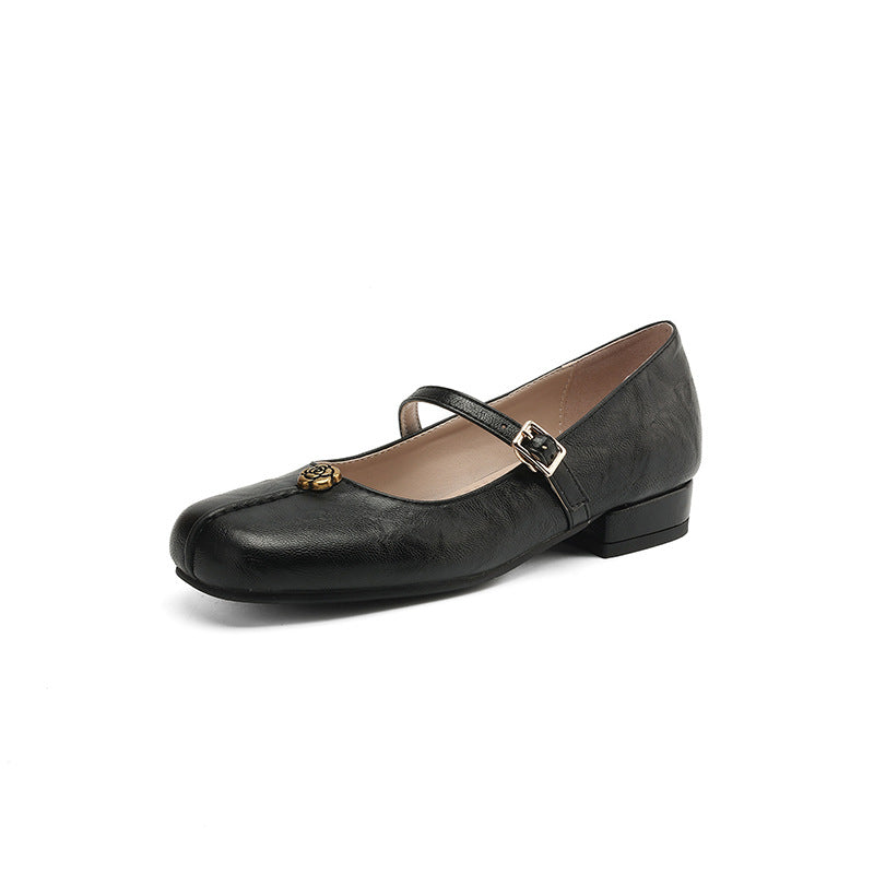 Damen Ballerinas Frühling Sommer Schuhe Riemen