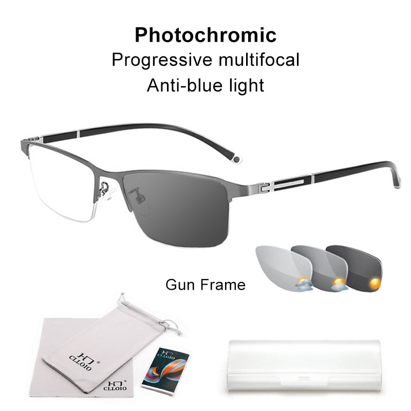 Moderne Anti-Blaulicht-Brille Multifokal