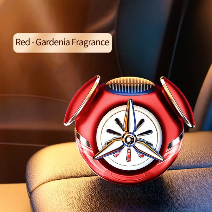 Aromatherapie Lufterfrischer Rotierend Solar Parfüm Auto