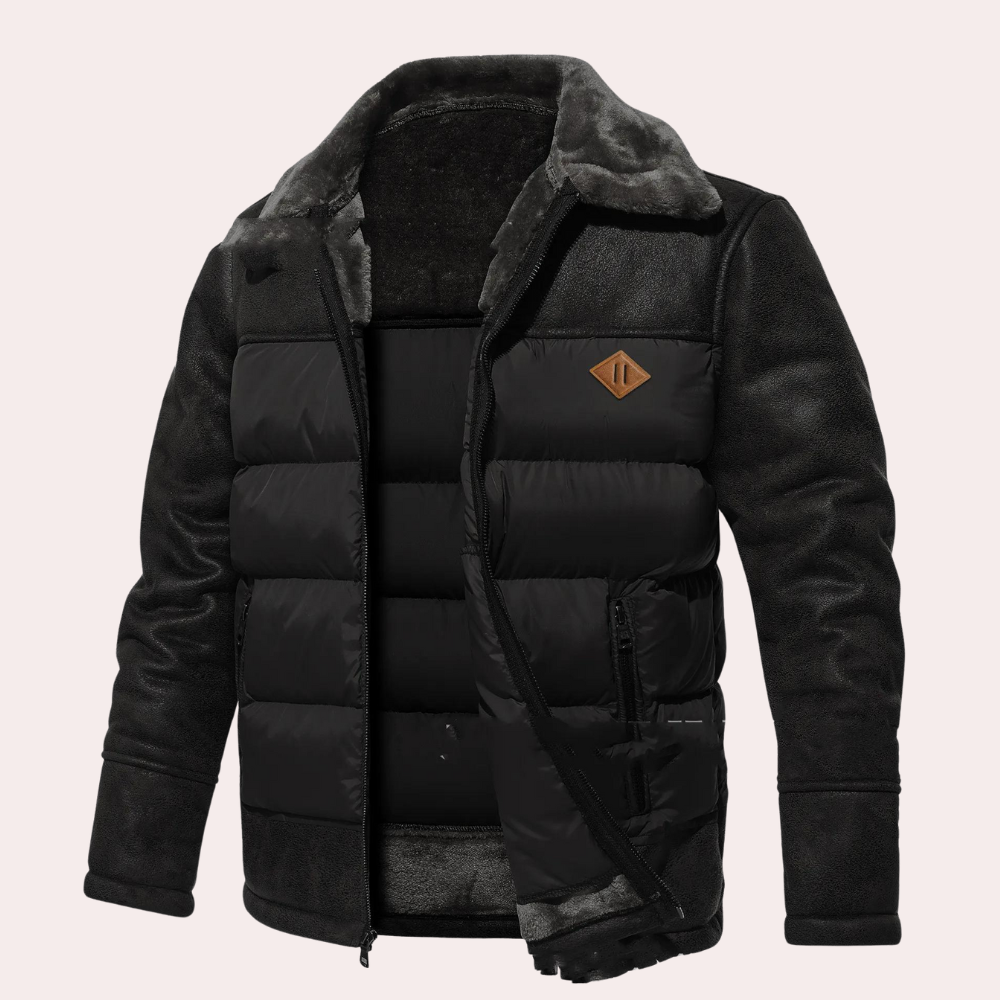 Schicke gesteppte Winterjacke für Herren 5