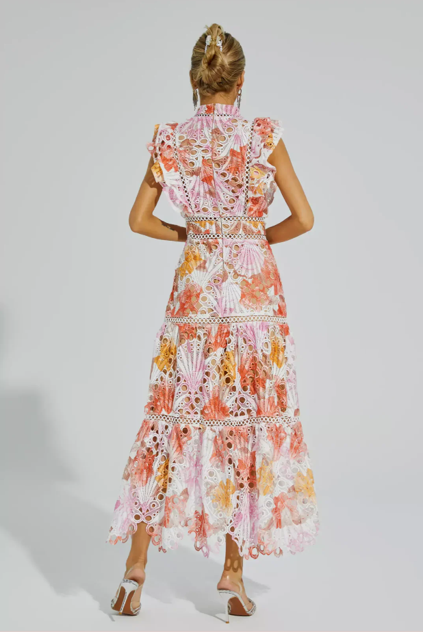 Langes Ärmelloses Maxikleid Sommerkleid Modern