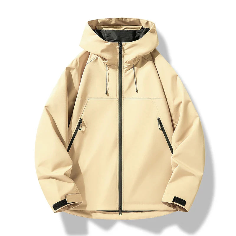 Herren Outdoor Jacke Wasserdicht Winddicht Kapuzenjacke